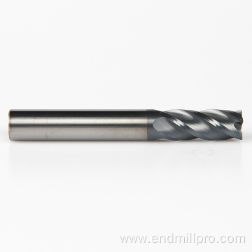 Solid Carbide Corner Radius End Mills 8mm Coated